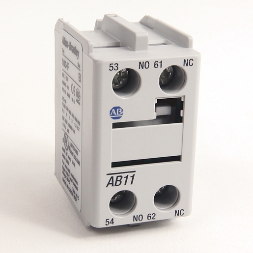  ALLEN BRADLEY 100-FA20 10AMP AUXILIARY CONTACT BLOCK