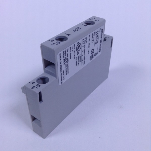 ALLEN BRADLEY 100-SA20 AUXILIARY CONTACT 