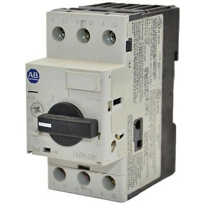ALLEN BRADLEY 140M-D8E-B63 4-6.3A CIRCUIT BREAKER