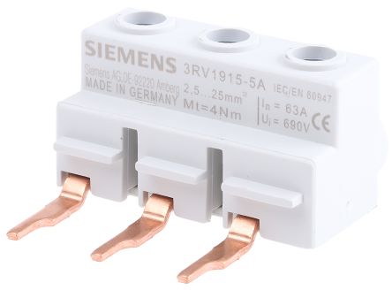 SIEMENS 3RV1915-5A 63 AMP BUSBAR LINE
