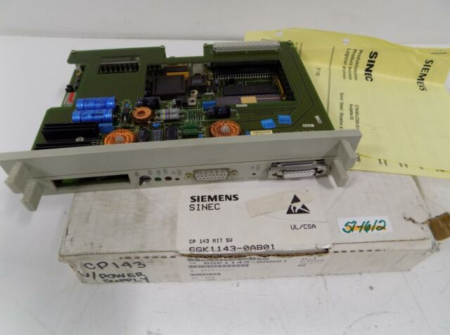SIEMENS 6ES5525-3UA21 CP525 COMMUNICATIONS PROCESSOR MODULE