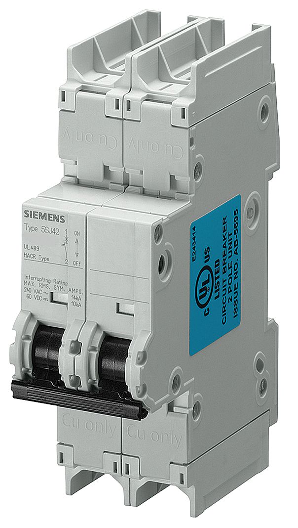  SIEMENS 5SJ4211-7HG41 5AMP MINIATURE CIRCUIT BREAKER