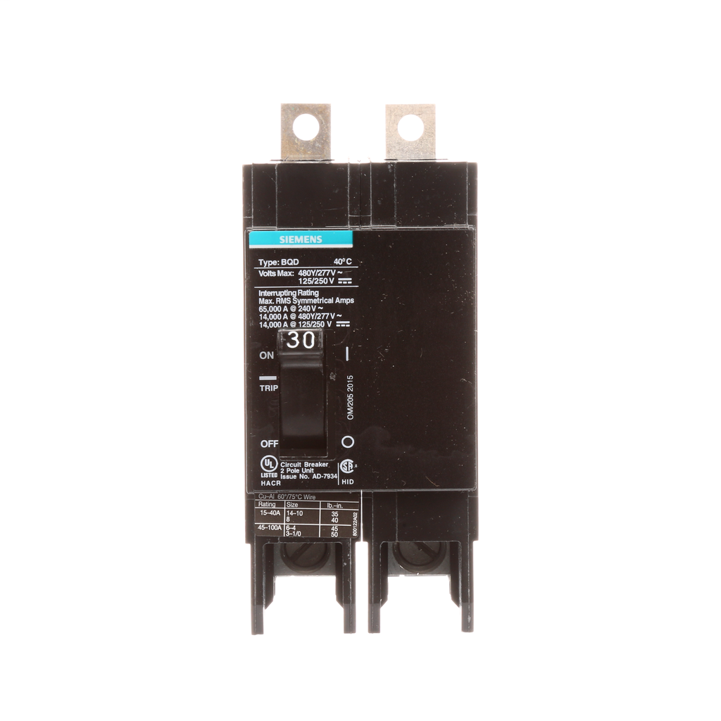 SIEMENS BQD230 30 AMP CIRCUIT BREAKER 