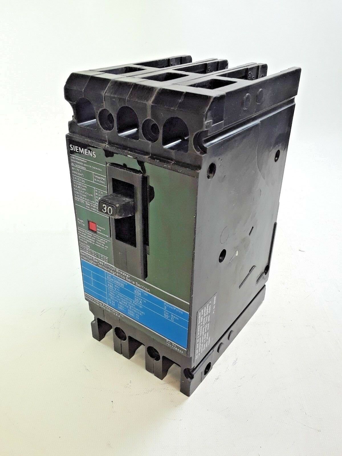 SIEMENS ED43M030 30AMP CIRCUIT BREAKER 