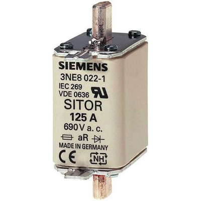 SIEMENS 3NE8-022-1 125 AMP FUSE LINK