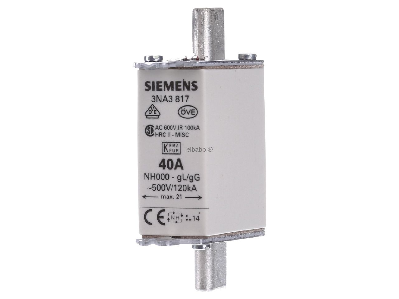  SIEMENS 3NA3817 40 AMP FUSE LINK 