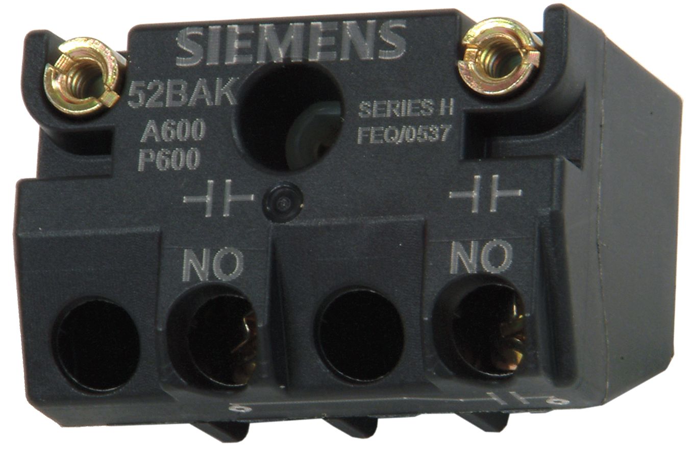 SIEMENS 52BAK 10AMP CONTACT BLOCK 