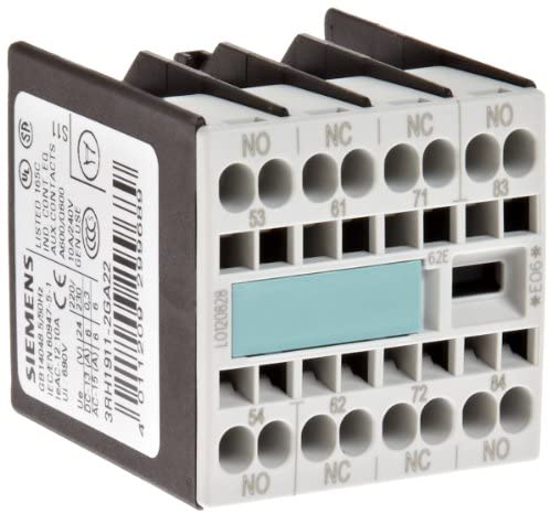 SIEMENS 3RH1911-2GA22 10 AMP AUXILIARY CONTACT BLOCK 