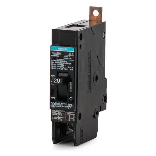 SIEMENS BQD120 20AMP CIRCUIT BREAKER 