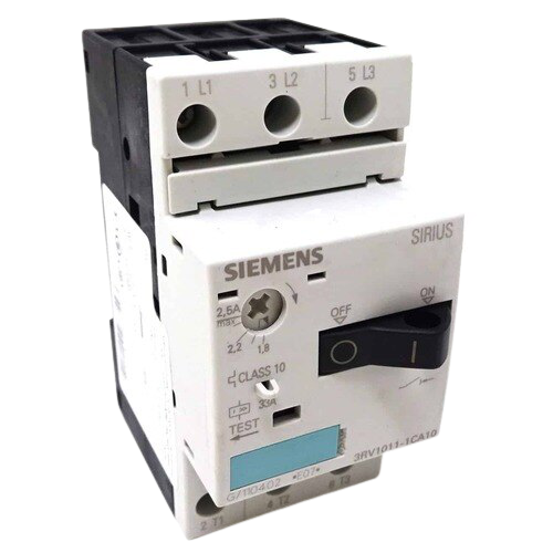 SIEMENS 3RV1011-1CA10 1.8-2.5 AMP CIRCUIT BREAKER 