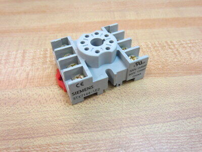 SIEMENS 3TX7144-1E2 15 AMP RELAY SOCKET