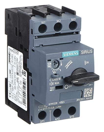  SIEMENS 3RV2011-1KA10 9-12.5 AMP CIRCUIT BREAKER