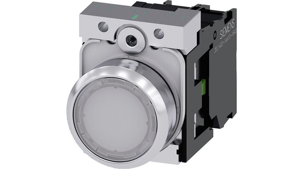  SIEMENS 3SU1152-0AB60-1BA0 ILLUMINATED PUSHBUTTON