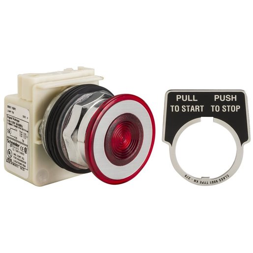 SCHNEIDER ELECTRIC SQUARE D 9001KR9P1R PUSHBUTTON