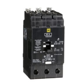 SCHNEIDER ELECTRIC SQUARE D EDB34080 MINIATURE CIRCUIT BREAKER