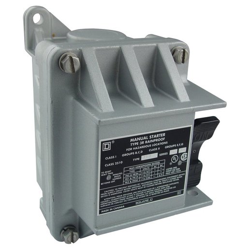 SCHNEIDER ELECTRIC SQUARE D 2510KR2 MANUAL SWITCH