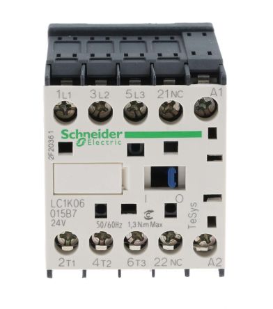 SCHNEIDER ELECTRIC TELEMECANIQUE LC1K06015B7 6AMP CONTACTOR