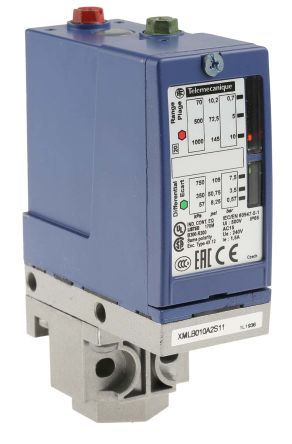 SCHNEIDER ELECTRIC TELEMECANIQUE XMLB010A2S11 1.5 A PRESSURE SWITCH