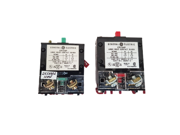 General electric cr104p logic reed contact block