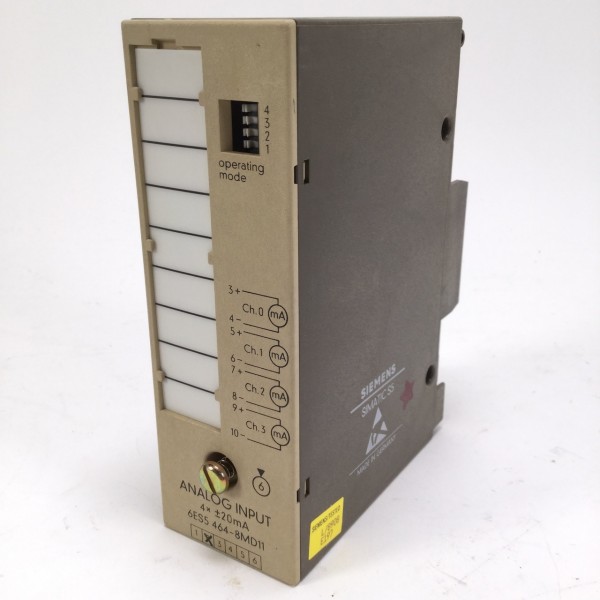 SIEMENS 6ES5464-8MD11 ANALOG INPUT MODULE