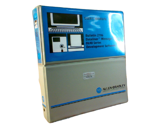 ALLEN BRADLEY 2706-ND1 SOFTWARE PACKAGE DL40 OFF-LINE DEVELOPMENT