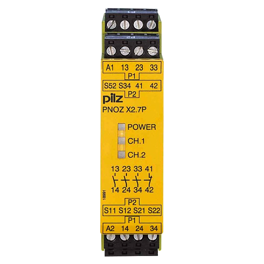 Pilz PNOZ X2.7P Safety Relay 24-240VAC/DC 3N/O 1N/C