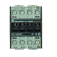 BENEDIKT & JAGER K3-10A10 CONTACTOR RELAY 110VAC-120VAC 10A 50/60HZ