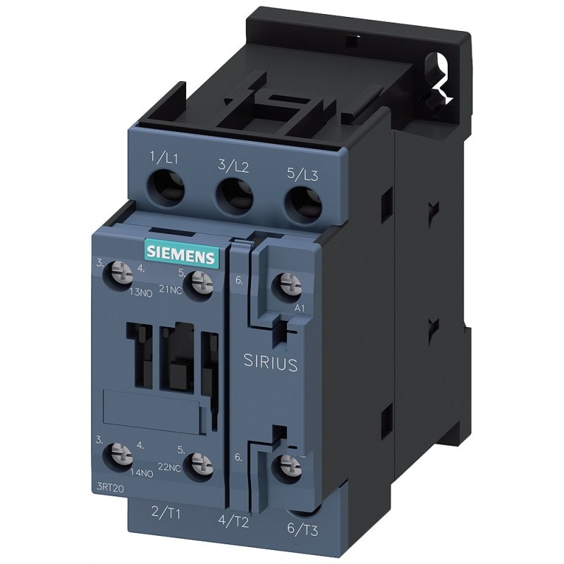 SIEMENS 3RT2024-1AP00 CONTACTOR AC-3 12 A, 5.5 KW 400V 1 NO + 1 NC, 230 V AC