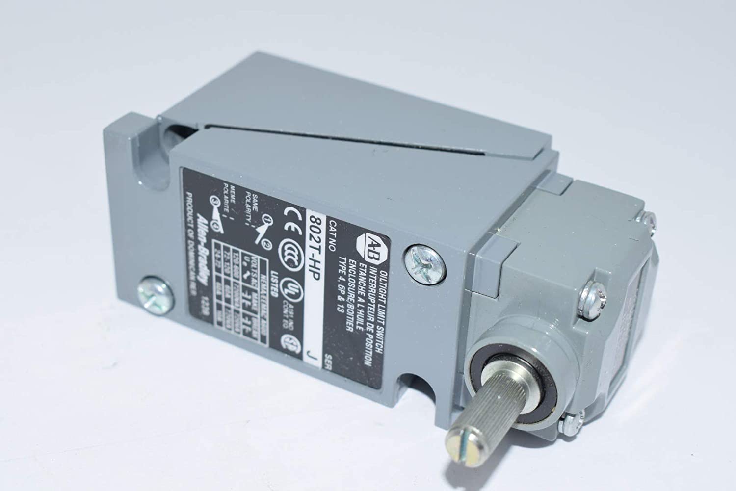 ALLEN BRADLEY 802T-HP OILTIGHT LIMIT SWITCH AB 802THP