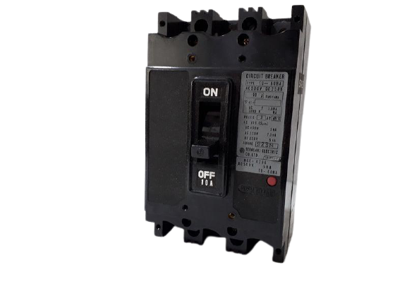 TERASAKI TO - 60BA CIRCUIT BREAKER 3 POLES 15 A AC500V DC250V TO60BA