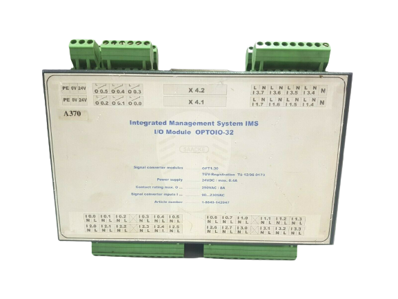 SAACKE INTEGRATED MANAGEMENT SYSTEM IMS I/O MODULE OPTOIO-32