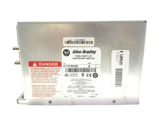ALLEN BRADLEY 2711P-RN15S PANELVIEW PLUS CONTROLNET MODULE SER B