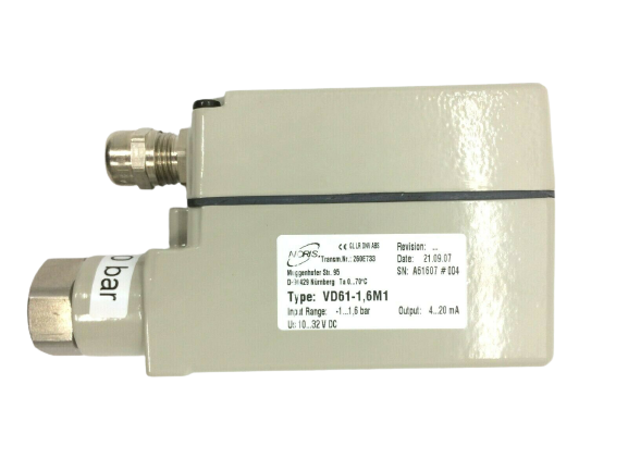 Noris Automation VD61-1, 6M1 Pressure Transmitter -1...1,6 BAR VD611