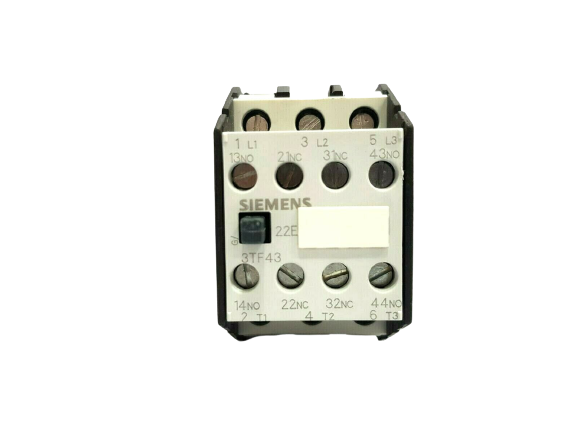 SIEMENS 3TF4322-0A MOTOR STARTERS CONTACTOR 2S+2NO / 2NO+2NC 3TF43220A