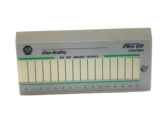 ALLEN BRADLEY 1794-OB16 FLEX I/O OUTPUT MODULE SER A 92423471
