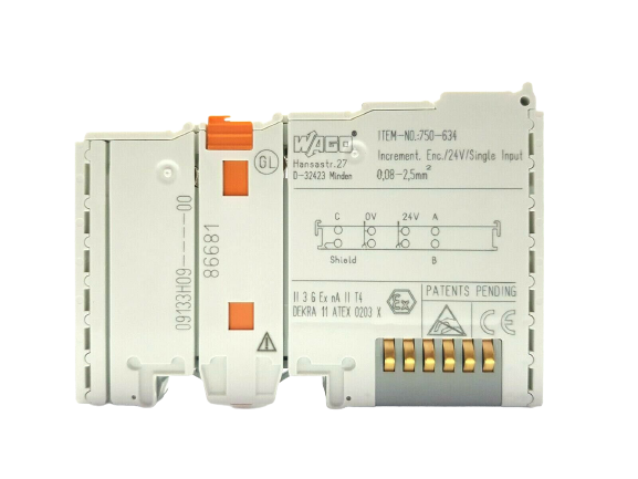 WAGO 750-634 INCREMENTAL ENCODER INTERFACE MODULE