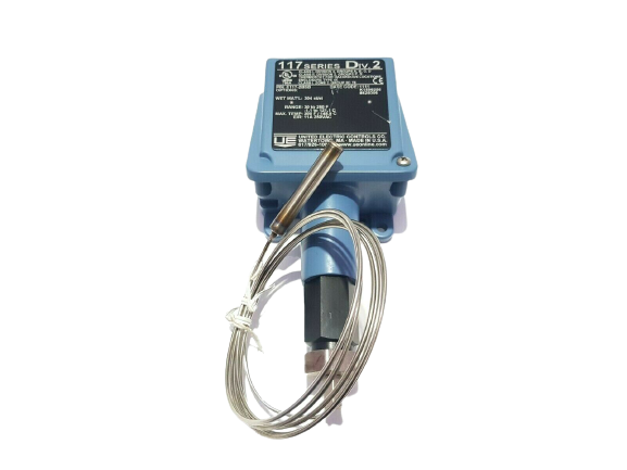 UNITED ELECTRIC E117-2BSB TEMPERATURE SWITCH SERIES 117