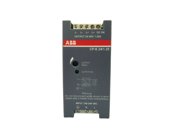 ABB CP-E 24/1.25 SWITCH MODE POWER SUPPLY 100-240VAC / 47-63Hz CPE241.25