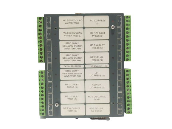 PRAXIS AUTOMATION TECHNOLOGY 98.6.034.702 I/O BOARD ID.:121 REV.HA