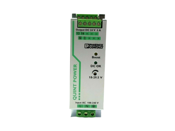 PHOENIX CONTACT QUINT-PS/1AC/24DC/5 – 2866750 POWER SUPPLY UNIT 100-240V REV.05