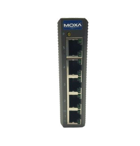 MOXA EDS-205 REV 2.1 5-PORT ENTRY LEVEL UNMANAGED ETHERNET SWITCHES