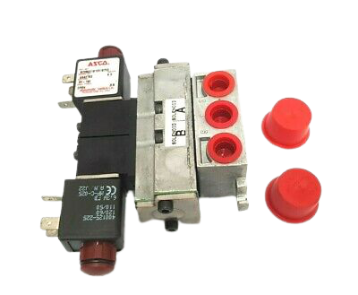ASCO SCX8401B10518703 DUAL AIR SOLENOID VALVE 20-150 PSI 6.3 WATTS