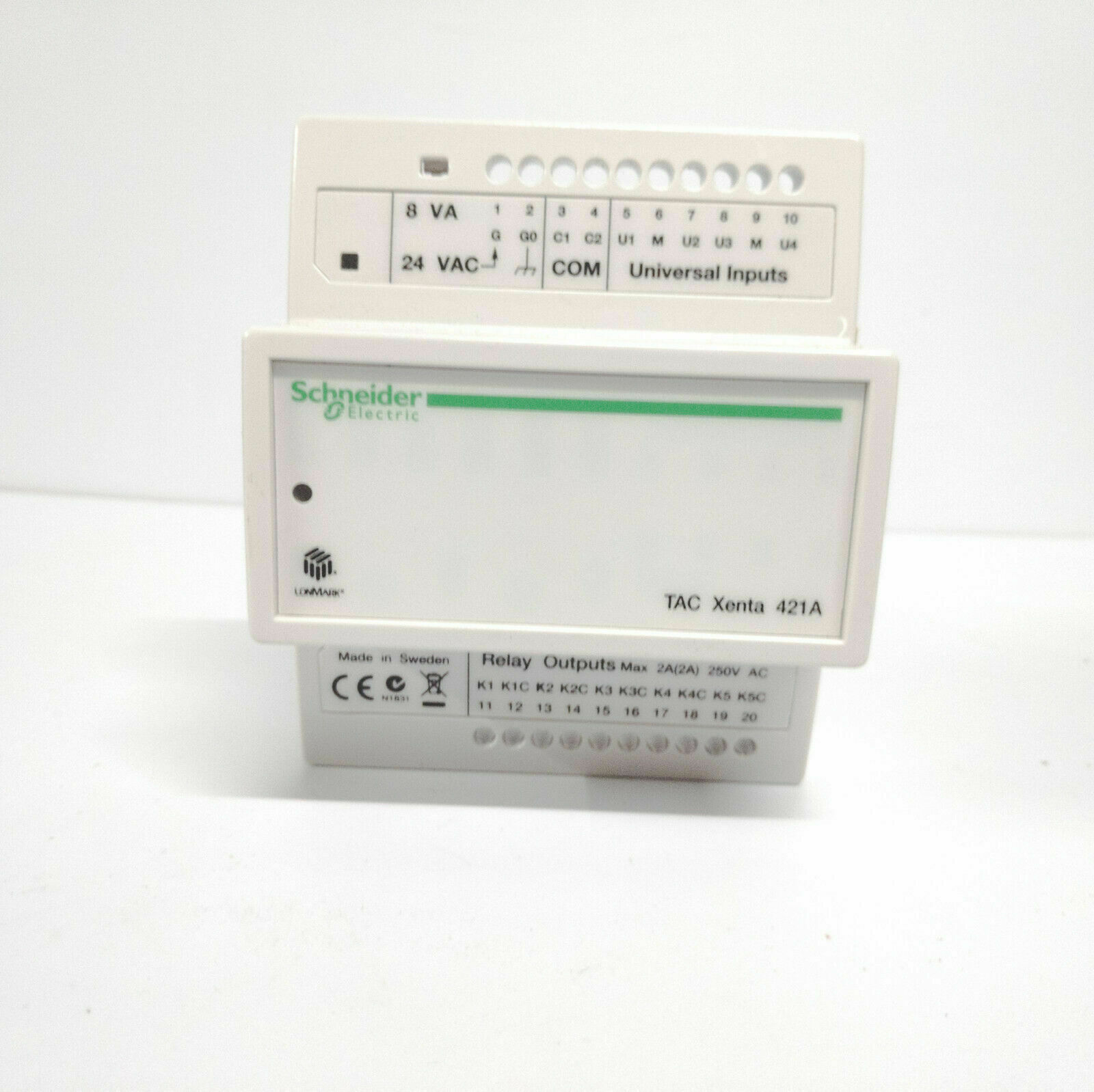SCHNEIDER ELECTRIC 0-073-0245-0 TAC XENTA 421A PLC I/O MODULE