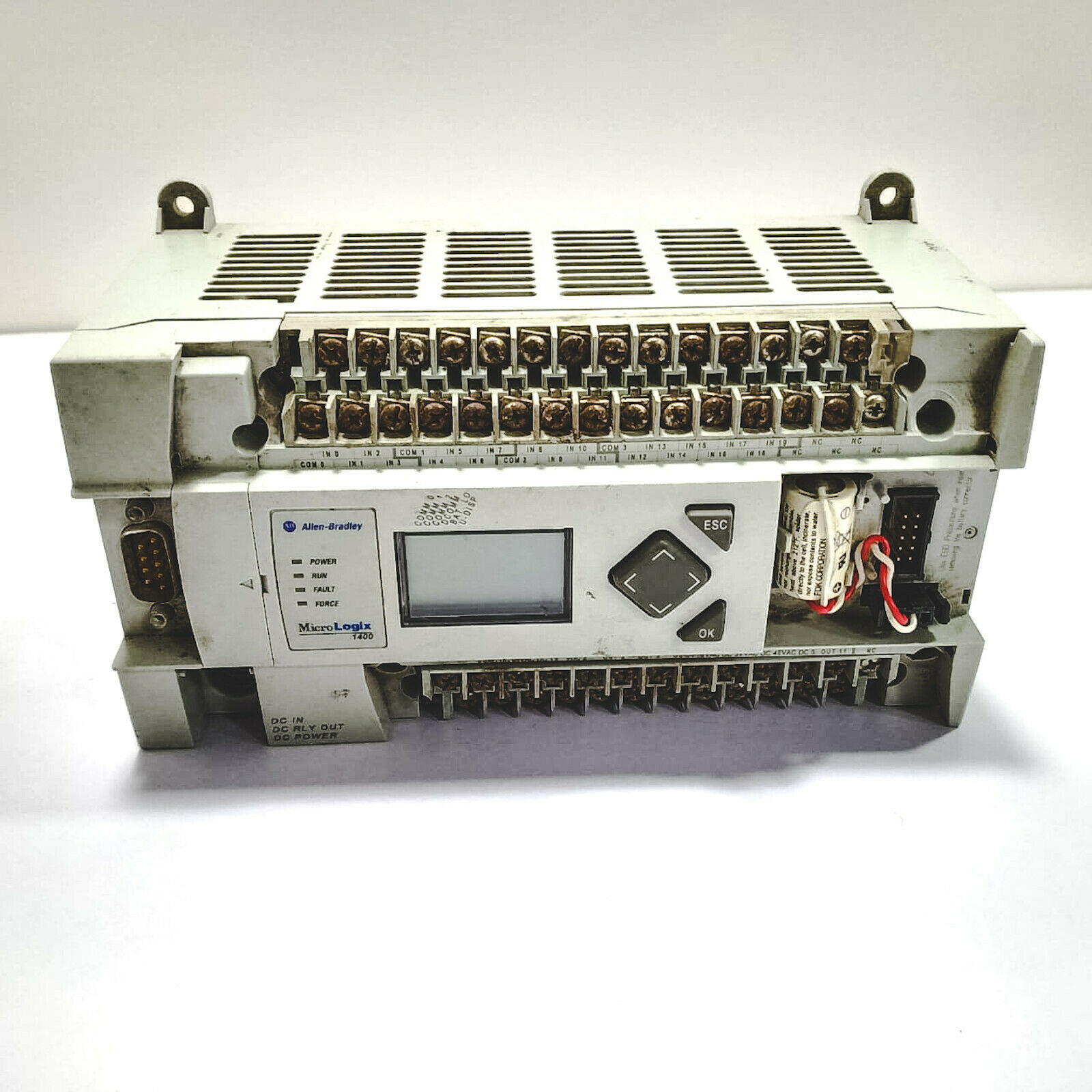 ALLEN BRADLEY 1766-L3ALLEN BRADLEY 1766-L32BXB MICROLOGIX 1400 PLC CONTROLLER