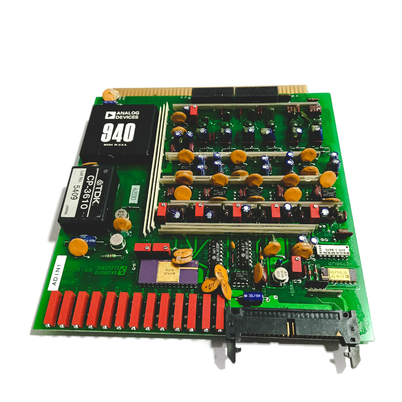 OKAMOTO ELECTRIC 85-20114 V3 0029 ADIN1 PCB