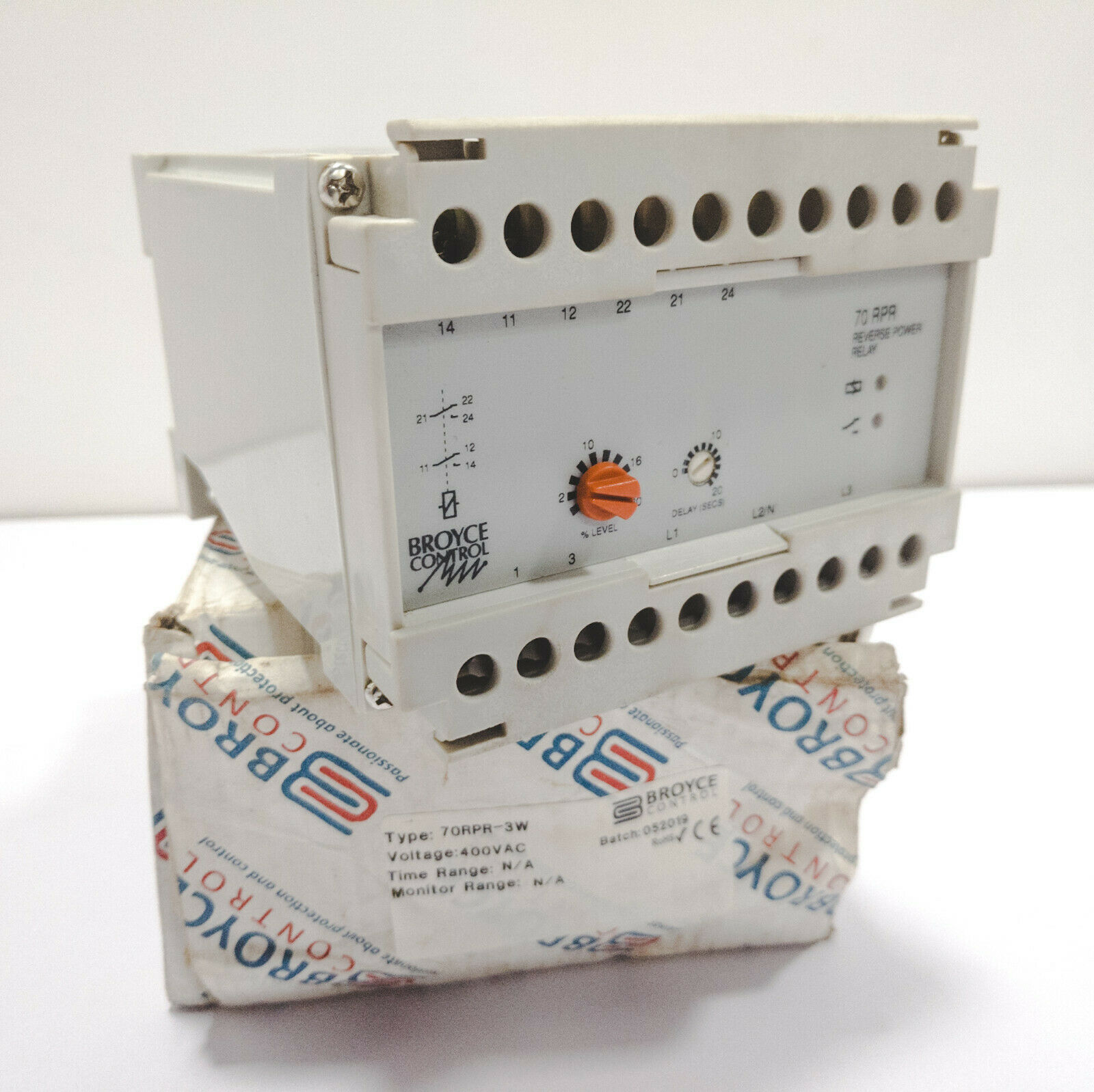 BROYCE CONTROL 70RPR-3WIRE-400VAC REVERSE POWER RELAY