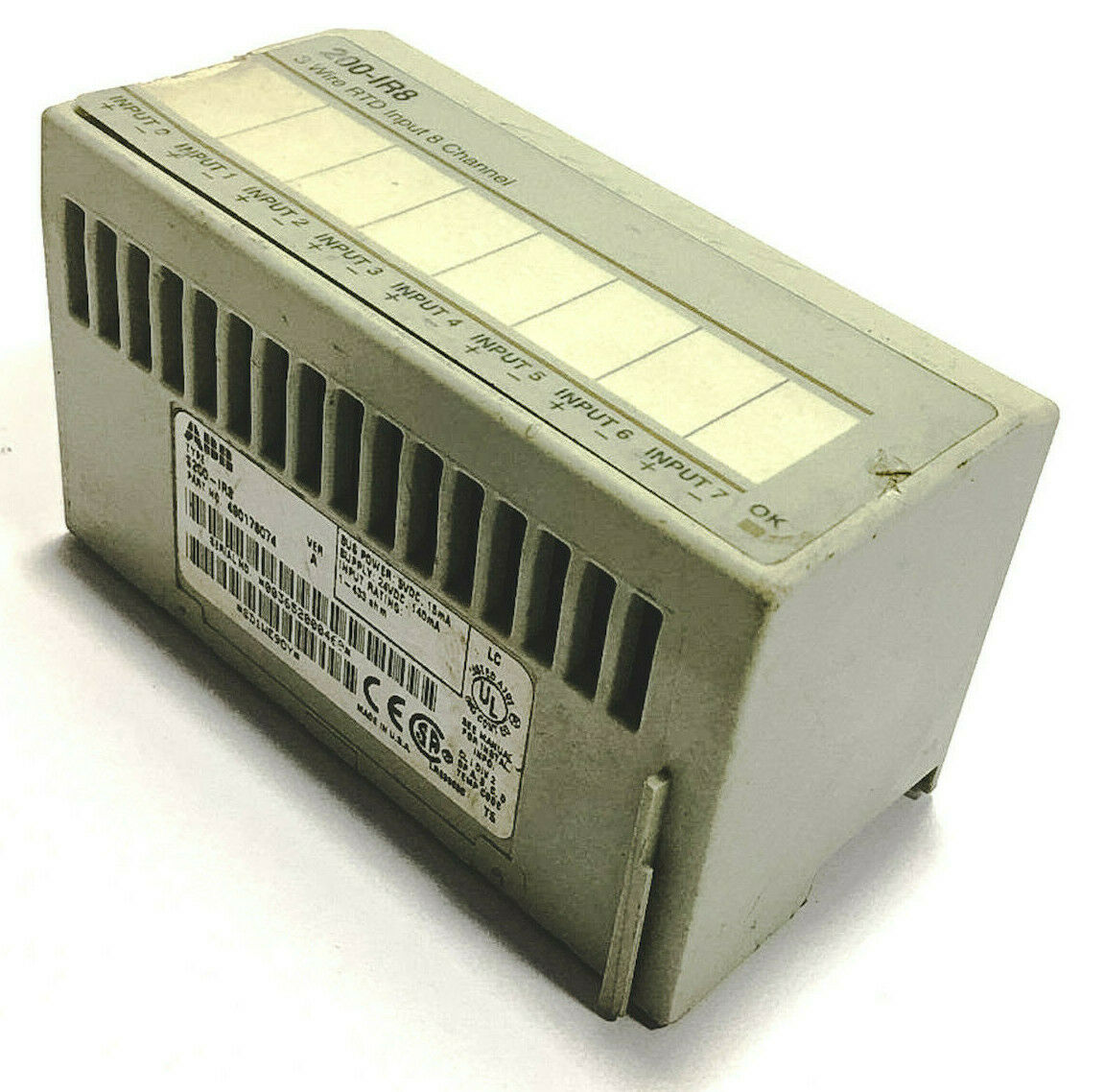 ABB S200-IR8 8 CHANNEL RTD INPUT Module