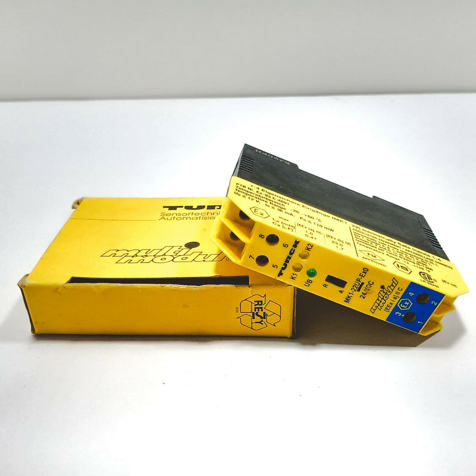TURCK ELEKTRONIK MK1-22UP-EX0/24VDC MULTIMODULE SAFETY RELAY