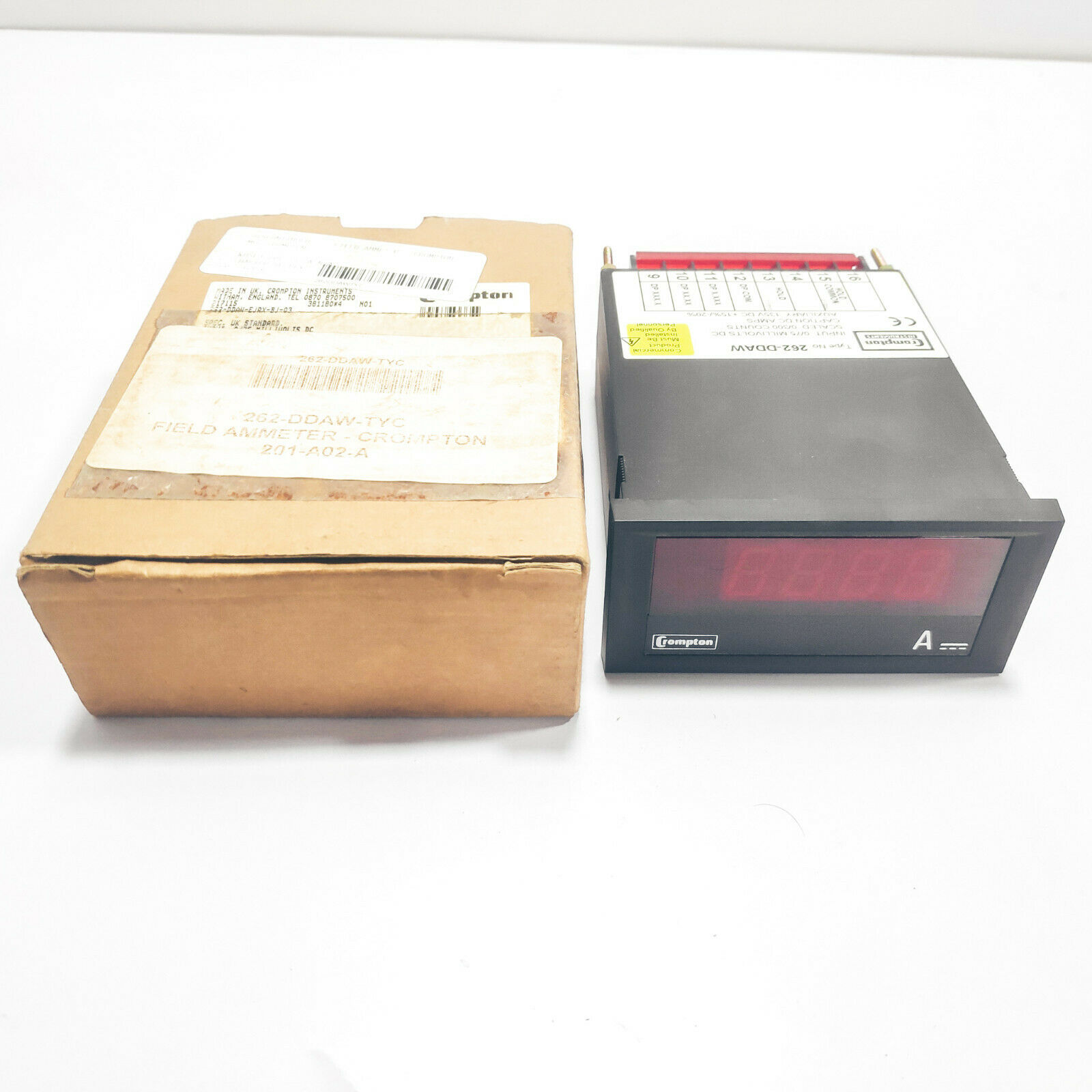CROMPTON INSTRUMENTS 262-DDAW-EJRX-BJ-03 DIGITAL PANEL METER