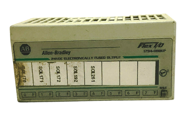 ALLEN BRADLEY 1794-OB8EP FLEX I/O 8 POINT PLC MODULE